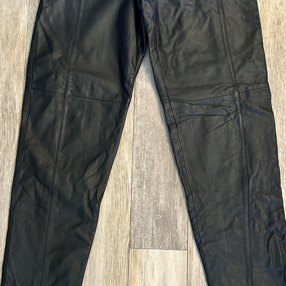 BAGATELLE | Vintage Black Authentic Leather Pants - Picture 8 of 16